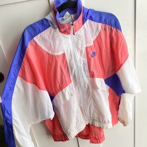 VINTAGE Nike colorblocked Windbreaker Medium